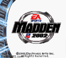 Madden Nfl 2002 Screen Shot 1