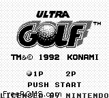 Ultra Golf Screen Shot 1