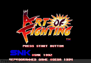 Art of Fighting Screen Shot 1