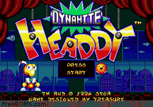 Dynamite Headdy Screen Shot 1