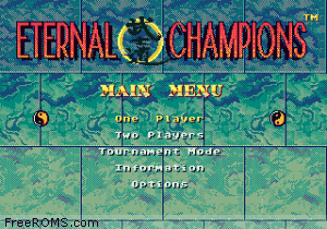 Eternal Champions (Japan) Screen Shot 1