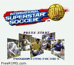 International Superstar Soccer Deluxe Screen Shot 1