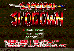 Samurai Shodown Screen Shot 1