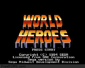 World Heroes Screen Shot 1