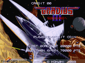 Gradius III (Japan) Screen Shot 1