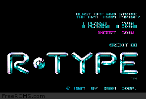 R-Type (Japan) Screen Shot 1