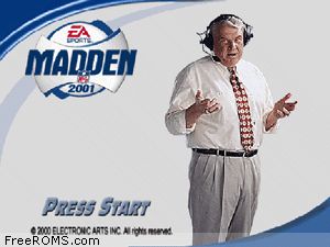 Madden NFL 2001 Screen Shot 1