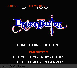 Dragon Buster II Screen Shot 1