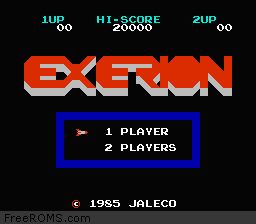 Exerion Screen Shot 1