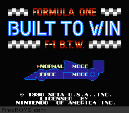 Formula One - Built To Win Screen Shot 1