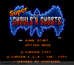 Super Ghouls 'N Ghosts Screen Shot 1