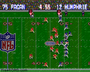 Tecmo Super Bowl Screen Shot 2